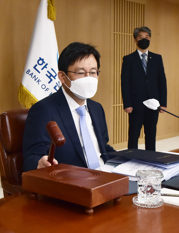 의사봉 두드리는 주상영 의장 직무대행. (사진=연합뉴스 제공)