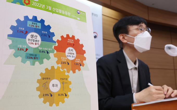 통계청 '소비 0.5%·설비투자 2.9% 감소'. (사진=연합뉴스 제공)