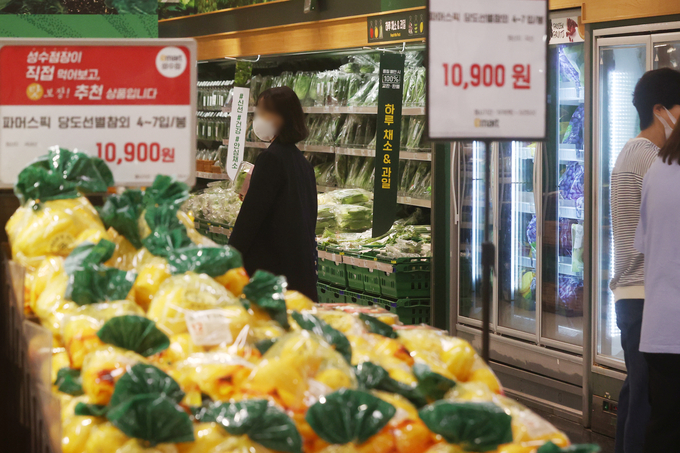밥상·외식물가 동반 상승. (사진=연합뉴스 제공)