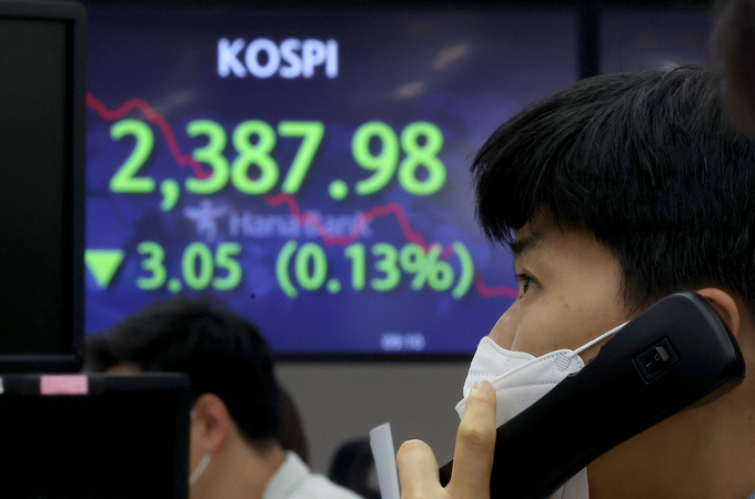 코스피지수가 연중 최저점을 기록했다. (사진=연합뉴스 제공)