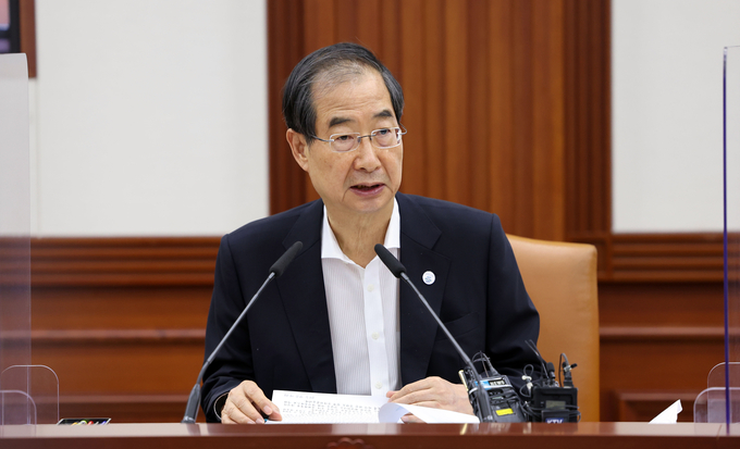 발언하는 한덕수 국무총리. (사진=연합뉴스 제공)