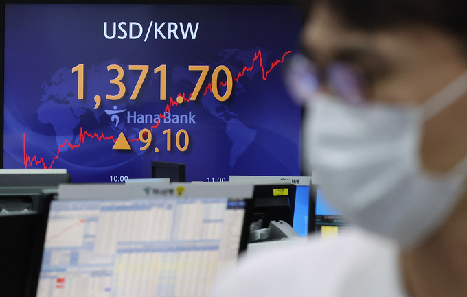 무섭게 오르는 환율. (사진=연합뉴스 제공)