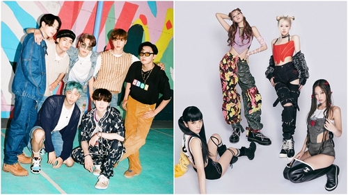 왼쪽부터 방탄소년단, 블랙핑크. (사진=연합뉴스)