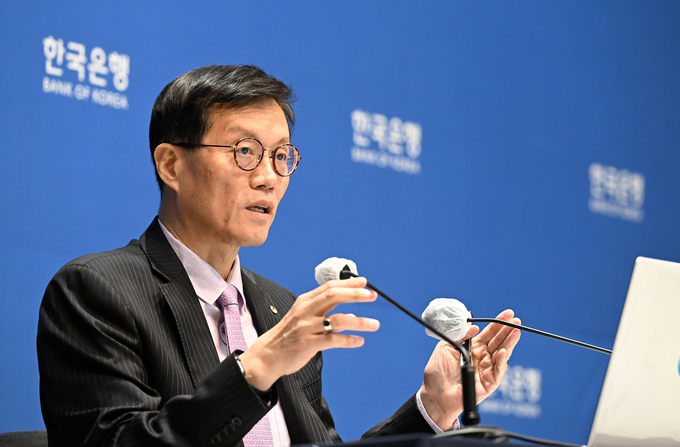 기자회견 하는 이창용 총재. (사진=연합뉴스 제공)
