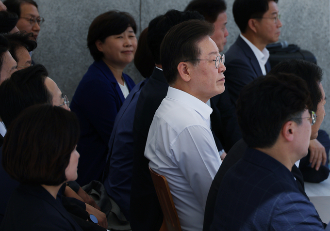 이재명 더불어민주당 대표가 31일 오후 1시 국회 본관 농성장에서 무기한 단식에 돌입했다. (사진=연합뉴스)