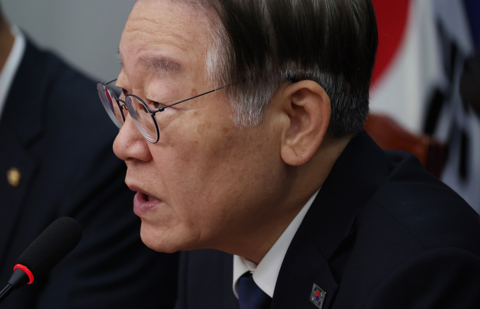 이재명 더불어민주당 대표가 23일 국회에서 열린 최고위원회의를 통해 35일만에 당무에 복귀했다. (사진=연합뉴스)