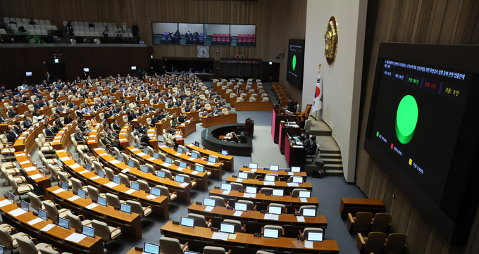 김건희 여사 특검법이 28일 국회 본회의에서 재석의원 만장일치로 가결됐다. (사진=연합뉴스)