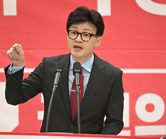 한동훈 국민의힘 비상대책위원장이 16일 국민의힘 인천시당 신년인사회에 참석해 발언하고 있다. (사진=연합뉴스)