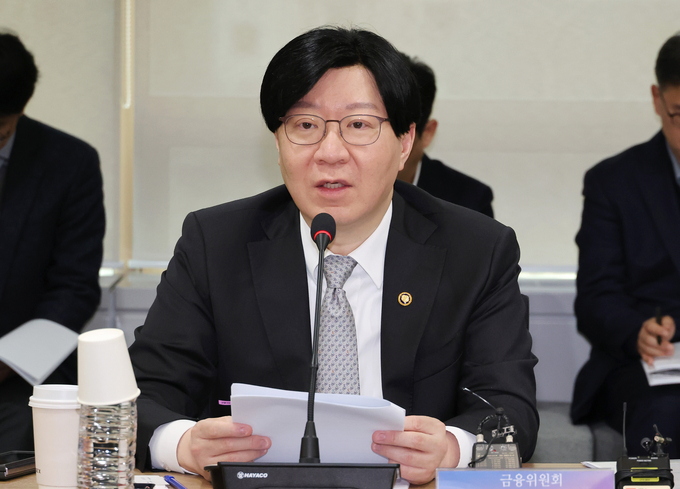김소영 금융위원회 부위원장이 지난달 19일 서울 마포 프론트원에서 열린 제5차 정책금융지원협의회에 참석해 발언하고 있다. (사진=연합뉴스 제공)