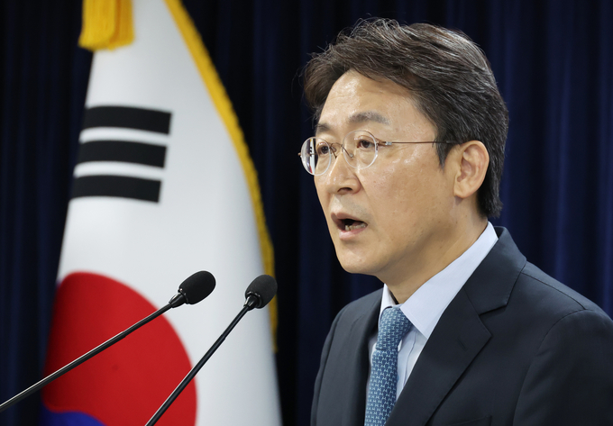 권대영 금융위원회 사무처장이 부동산 PF 관련 정책 방향을 발표하고 있다. (사진=연합뉴스 제공)