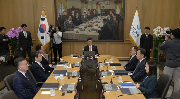 이창용 한국은행 총재가 한국은행 금융통화위원회를 주재하고 있다. (사진=연합뉴스 제공)