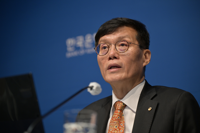 이창용 한국은행 총재가 23일 통화정책방향 기자간담회서 발언하고 있다. (사진=연합뉴스 제공)