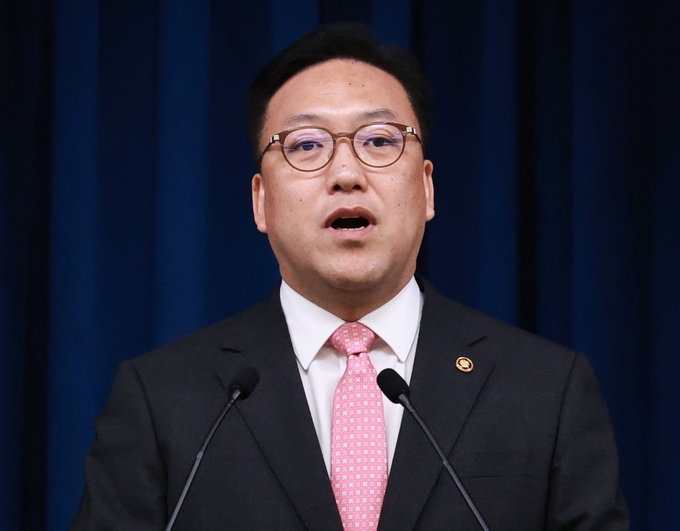 김병환 금융위원장 후보자가 소감을 말하고 있다. (사진=연합뉴스 제공)