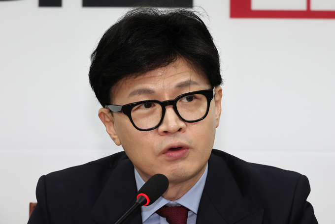 한동훈 국민의힘 대표가 2일 국회에서 열린 최고위원회의에 참석해 발언하고 있다. (사진=연합뉴스)