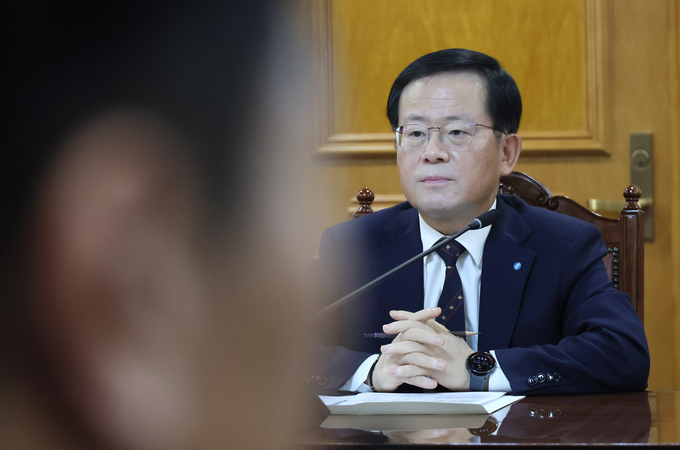 금감원장-은행장 간담회 참석한 조병규 우리은행장 (사진=연합뉴스 제공)
