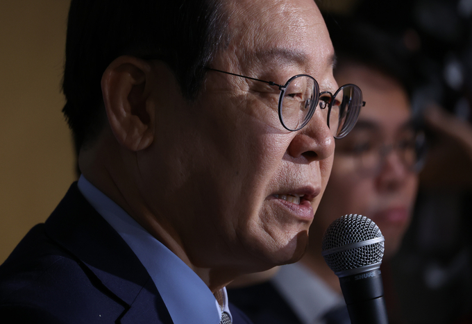 이재명 더불어민주당 대표가 20일 여의도 어펜딕스에서 열린 국내 주식시장 활성화를 위한 일반투자자 간담회에서 발언하고 있다. (사진=연합뉴스)