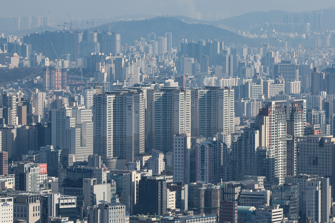 9일 서울 시내의 아파트 (사진=연합뉴스 제공)