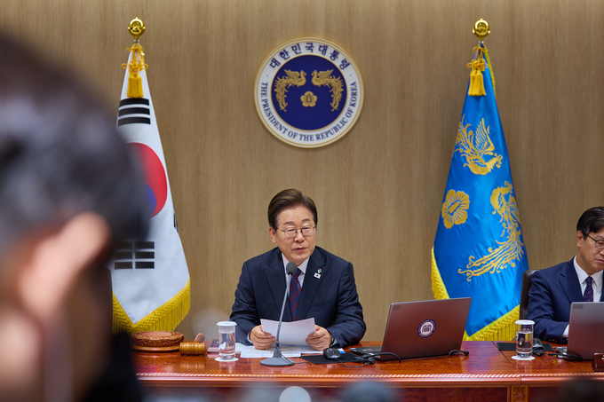  이재명 대통령이 10일 서울 용산 대통령실에서 열린 국무회의에서 발언하고 있다. (사진=연합뉴스)